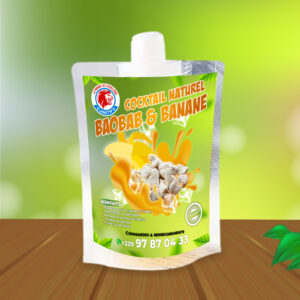 Cocktail naturel Baobab & Banane - 50 ml