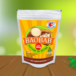 Farine de baobab au sucre  - 100 g