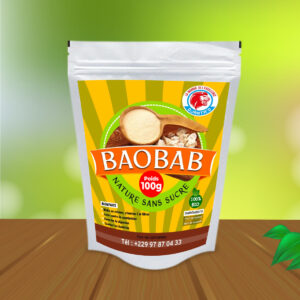Farine de baobab sans sucre  - 100 g